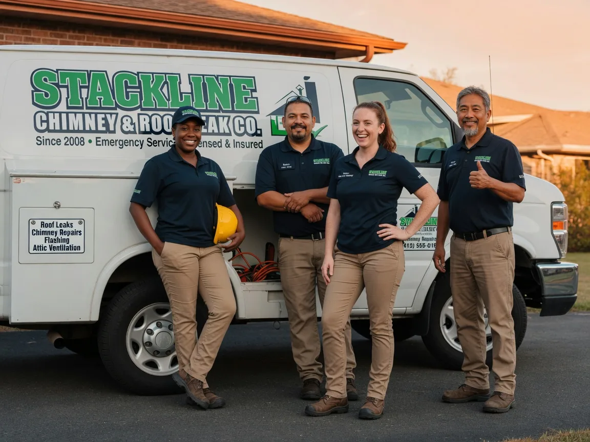 Chimney flashing repair company in Whittington, IL